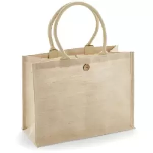 image of Westford Mill Juco Shopper Bag (One Size) (Natural) - Natural