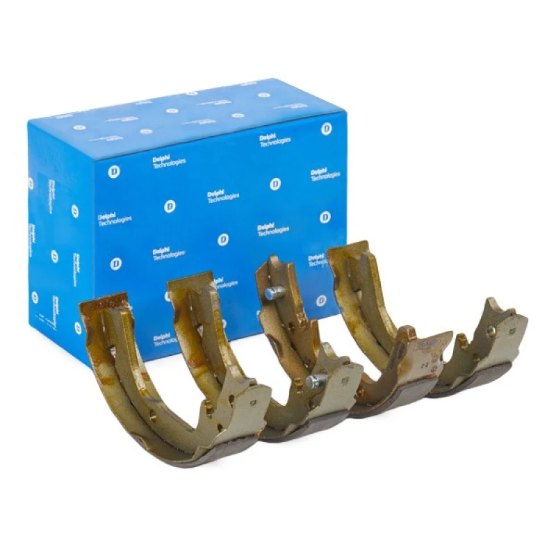 Image of DELPHI Handbrake shoes DELPHI LS2170