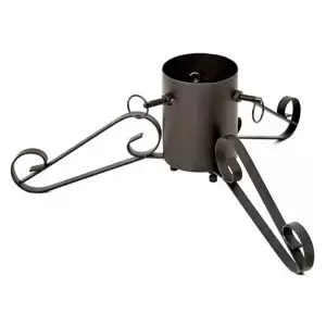 Image of Black Metal Christmas Tree Stand