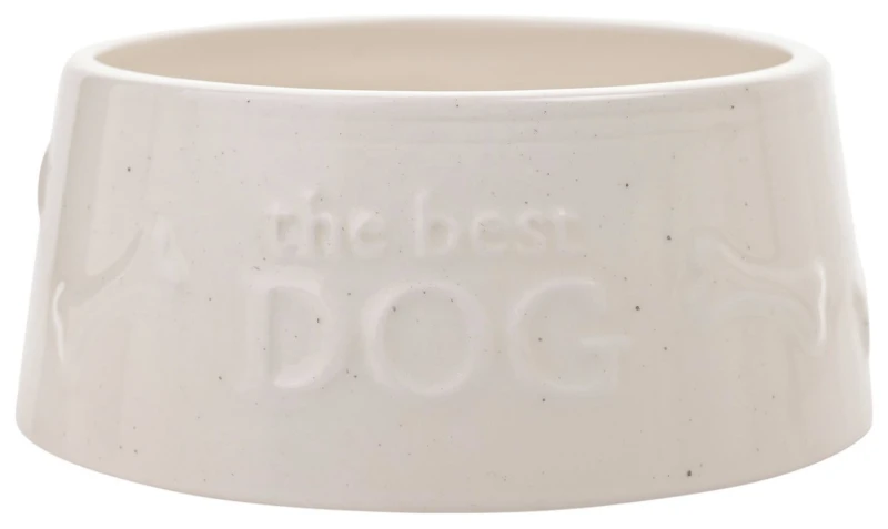 Image of Best of Breed Best of Breed Paw Prints The Best Dog Large Dog Bowl
