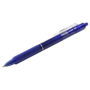 image of Pilot FriXion Clicker Rollerball Retractable Erasable Pen 0.7mm Tip 0.35mm Line Blue Pack of 12 2 For 1 February 2019