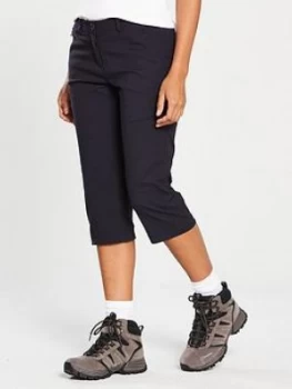 Image of Craghoppers Kiwi Pro II Crop Walking Trousers - Navy, Size 10, Women