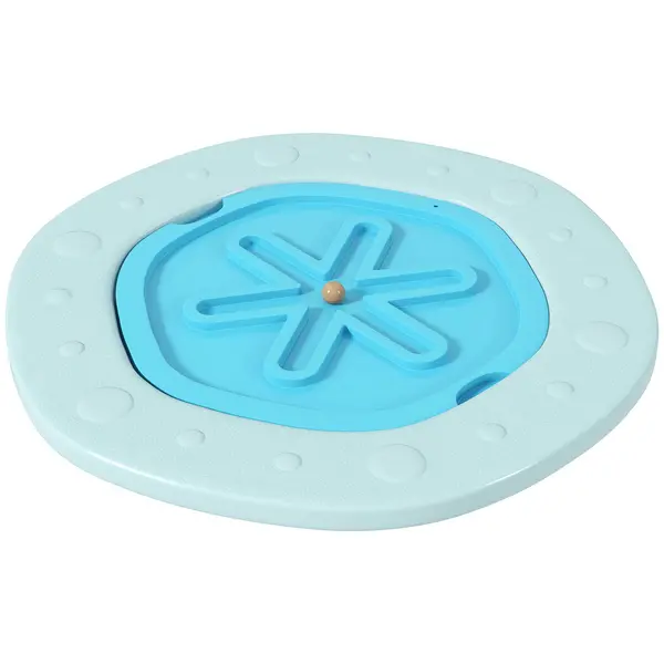 image of ZONEKIZ Two-In-One Balance Board, Kids Wobble Board with Ball - Blue