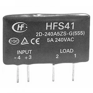 Image of Hongfa HFS41D 380A5Z NG SIP PCB Solid State Relay