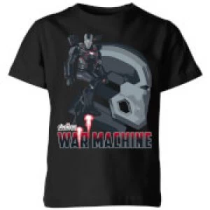 image of Avengers War Machine Kids T-Shirt - Black - 11-12 Years