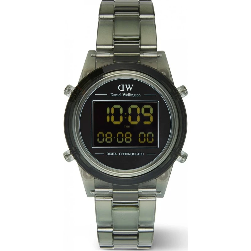 Image of Daniel Wellington Daniel Wellington DW00100762 Retro Digital 36mm Quartz Watch in Green Green One Size Unisex 7315030061277