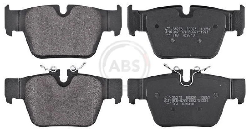 Image of A.B.S. Brake pad set A.B.S. 35278