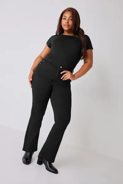 Image of Bootcut Stretch Jeans