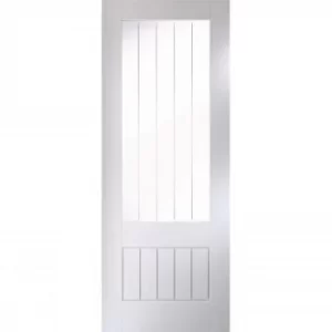 image of Cottage White Primed Etch Glazed Interior Door 1981 x 686mm