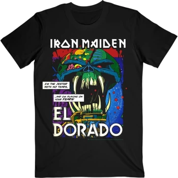 Image of Iron Maiden - El Dorado Unisex Large T-Shirt - Black