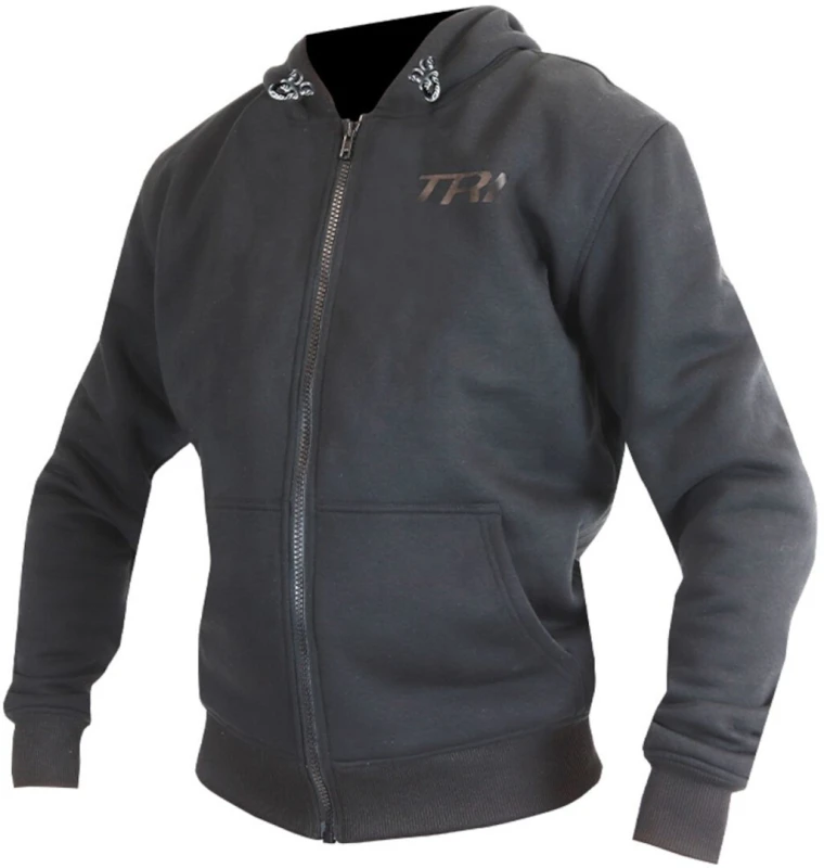 Image of Trilobite 2471 Binder Riding Hoodie With Zip Men Black Vel Size M