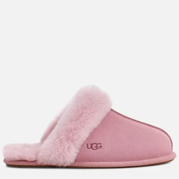 Image of UGG Womens Scuffette Ii Suede/Sheepskin Slippers - Shell - UK 3