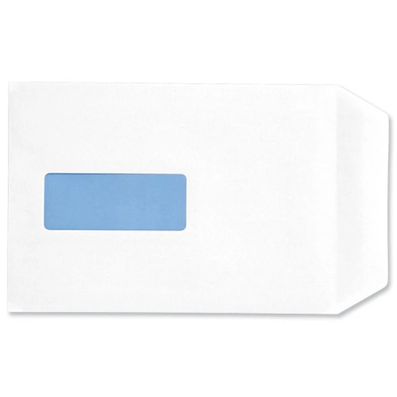 Image of 5 Star office 5 Star C5 Window Pocket Envelope Self Seal 90gsm 229x162mm White (Pack of 500) M90017 M90017