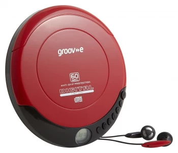 image of Groov-e Portable CD-Player - Red