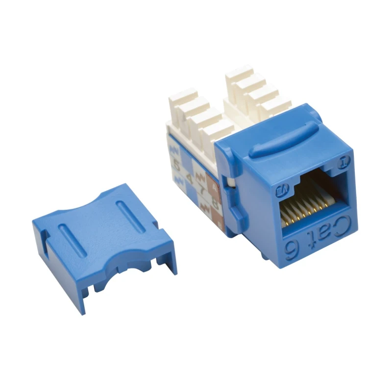Image of Tripp Lite N238-001-BL Cat6/Cat5e 110 Style Punch Down Keystone Jack -
