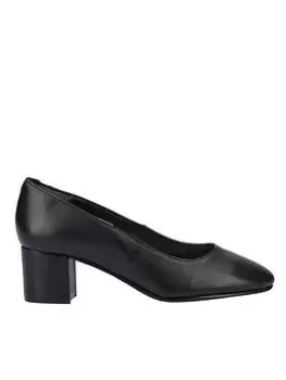 image of Hush Puppies Anna Court Shoe, Black, Size 4, Women