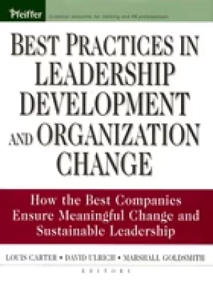 Image of best practices in leadership development and organization change how the be