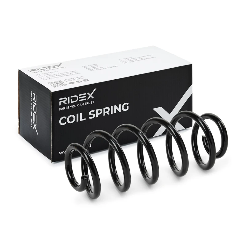 Image of Coil spring RIDEX 188C0587