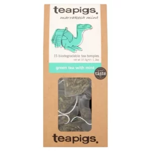 Image of Teapigs Green Tea With Mint 15 Bags