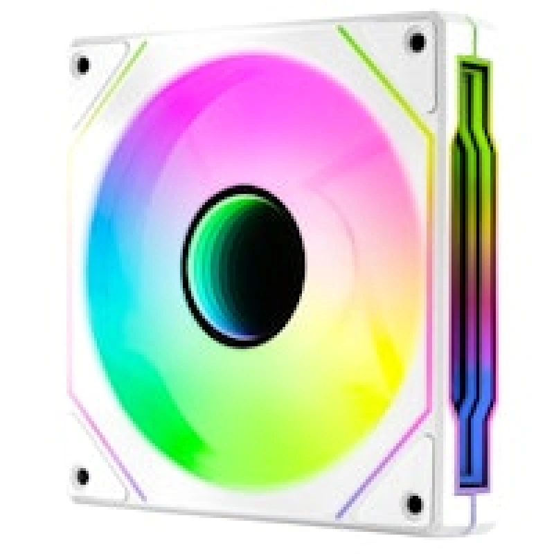 Image of Aerocool Phantom M-3 ARGB White LED Fan - 120mm