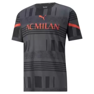Image of Puma AC Milan Pre Match Jersey - Black