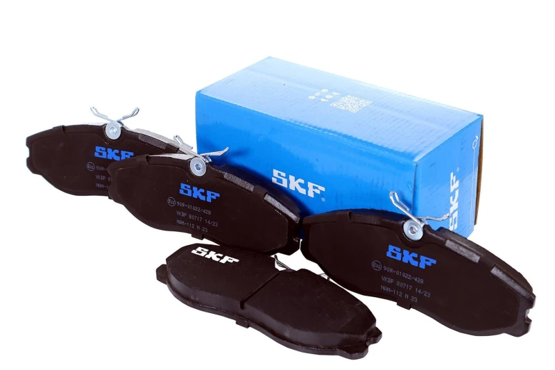 Image of SKF VKBP 80717 Brake pad set prepared for wear warning indicator Brake Pad Set,disc brake (402)