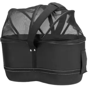 Image of Rear Bicycle Basket for Pets 29x42x48cm Black Trixie Black