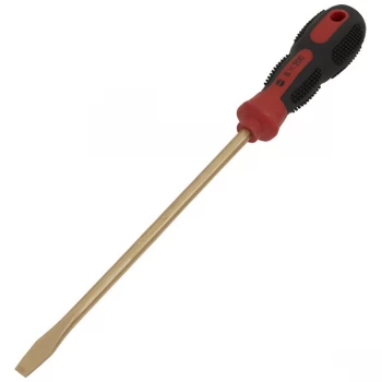 image of Sealey NS095 Screwdriver Slotted 8 x 200mm - Non-Sparking