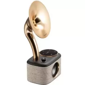 Image of Sangean CP-100D Gramophone Desk radio DAB+, FM AUX, Bluetooth, USB Touchscreen, rechargeable Beige