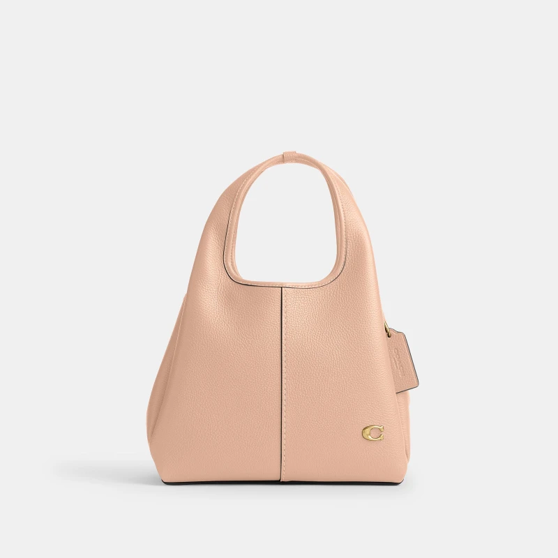 Image of Coach Womens Lana Leather Shoulder Bag b4/cream female One Size