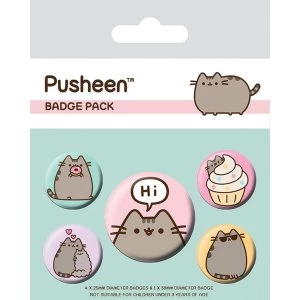 image of Pusheen - Pusheen Says Hi Badge Pack