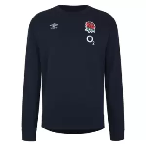 Image of Umbro England Rugby Fleece Joggers 2023 2024 Adults - Blue