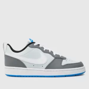 Image of Nike Grey Court Borough Low 2 Youth Trainers
