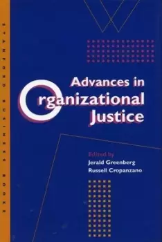 Image of Advances in organizational justice by Jerald Greenberg