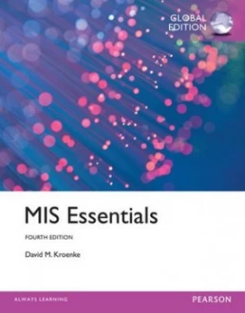 Image of Mis Essentials by David Kroenke Book