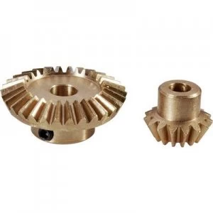 Image of Reely Brass bevel gear wheel Module Type: 0.5 No. of teeth: 15, 45 1 Set