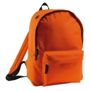 Image of SOLS Rider Backpack / Rucksack Bag (ONE) (Orange)