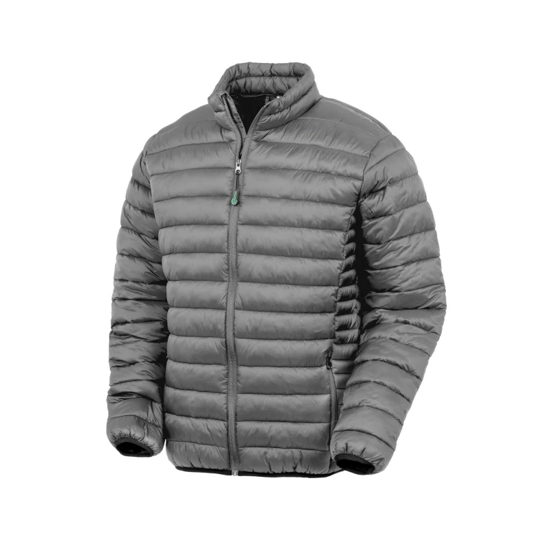 Image of Result Result Men Padded Jacket in Grey Size: large Grey L Male 5063527025302