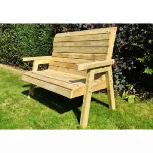 image of Churnet Valley Garden Furniture Ltd - Clover 2 Seat Bench