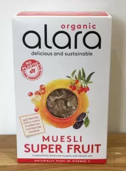 image of Alara Organic Muesli Super Fruits 500g