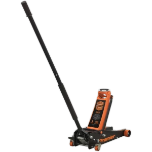 image of Sealey Premier Rocket Lift Trolley Jack 3 Tonne Orange