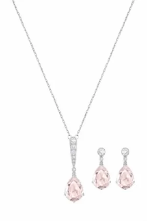 Image of Ladies Swarovski Jewellery Vintage Earring and Necklace Set 5278350