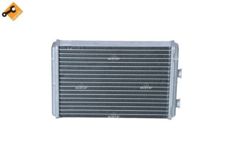 Image of NRF 54211 Heat Exchanger with pipe, with fastening/mounting material Aluminium Heat Exchanger,interior heating (467)
