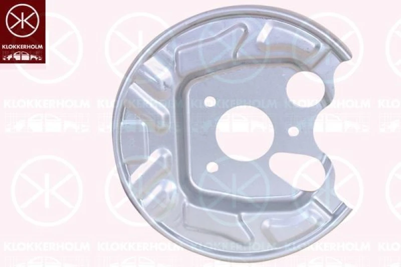 Image of KLOKKERHOLM Brake disc backing plate KLOKKERHOLM 0551878