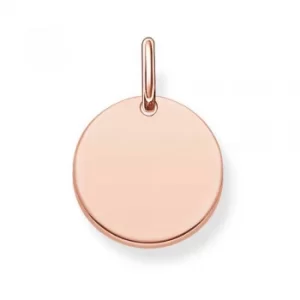 image of THOMAS SABO Ladies Love Bridge Rose Gold Pendant LBPE0001-415-12