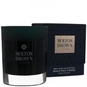 Image of Molton Brown Black Leather Accord & Cade Scented Candle 180g