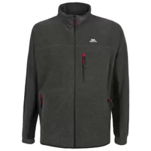 Image of Trespass Mens Jynx Full Zip Fleece Jacket (L) (Black)