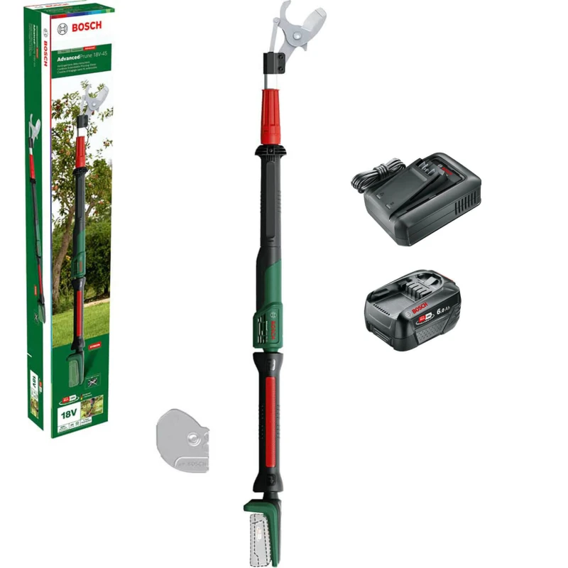 Image of Bosch ADVANCEDPRUNE 18V-45 P4A 18v Cordless Tree Pruner (Short) ADVANCEDPRUNE 18V-45 Batteries: 1 x 6ah Li-ion