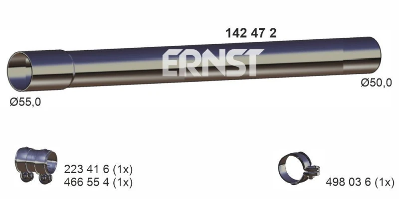 Image of Exhaust Pipe ERNST 142472
