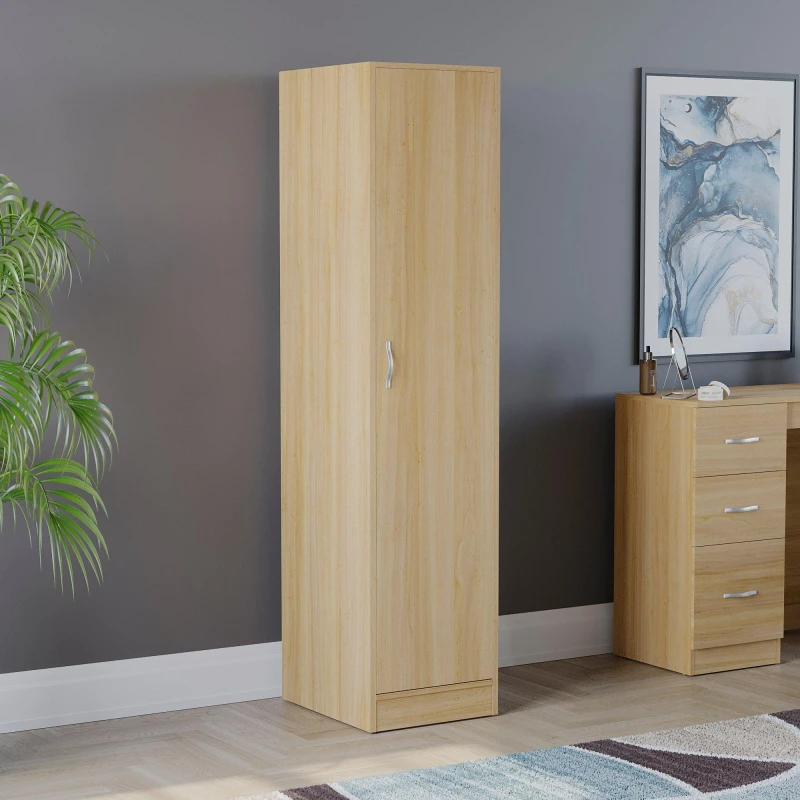 Image of Lassic Vida Designs Riano 1 Door Wardrobe Pine unisex 1 Door
